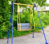 Качель металлическая  двухместная