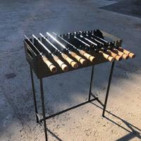 Мангал № 87 на 11 шампурів (рифлений лист 3 мм)
