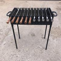 Мангал (код № 89) на 11 шампурів із рифленого листа 3 мм