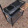 Мангал з односкатним дахом (№91)