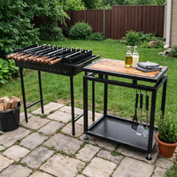 Комплект: Мангал + Приставний стіл(код: m-105)
