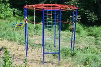 Уличный спортивный комплекс "Паутина" с боксерским мешком