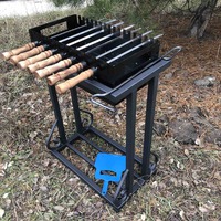 Мангал жаровня 4 мм та дровницею