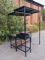 Мангал стаціонарний з навісом