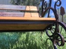 Качеля садовая кованая